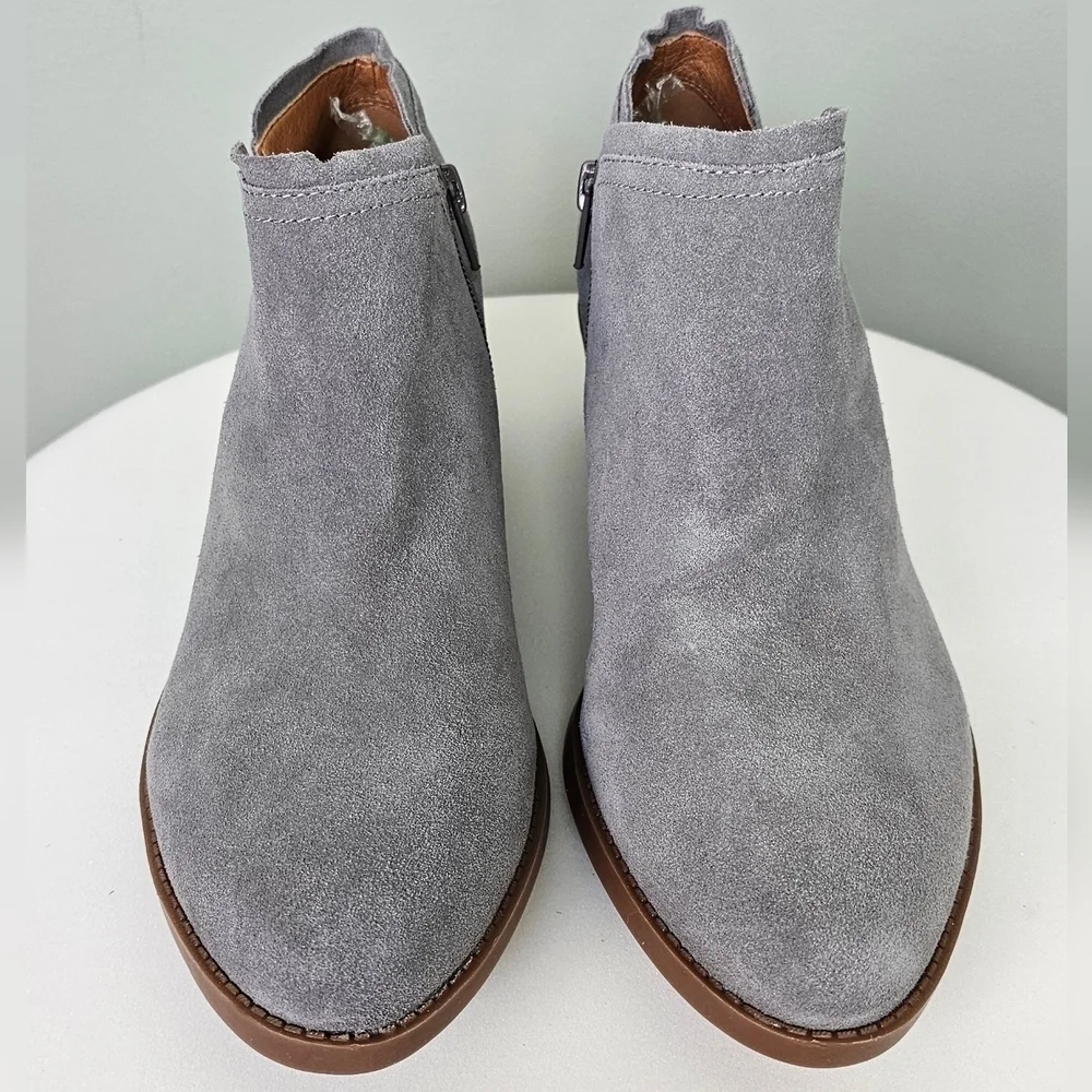 Lucky Brand Ferolia Women's Suede Bootie Gray 9.5